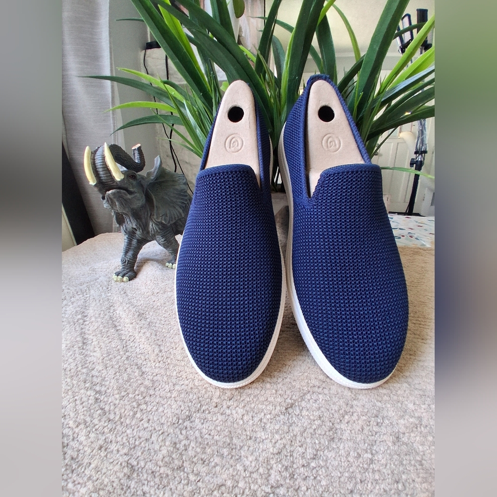Rothy's Navy Blue Slip-On Loafers